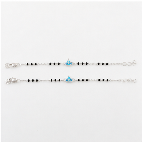 Elegant Origami Bird Nazariya Bracelet in 925 Sterling Silver