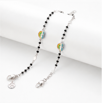 Rainbow Cloud Nazariya Bracelet in 925 Sterling Silver