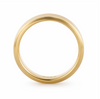 Classic Gold Finish Band Ring in 925 Sterling Silver