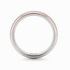 Elegant Rose Gold Textured Ring in 925 Sterling Silver