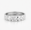 Diamond Cut Texture 925 Sterling Silver Ring