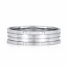 Layered Groove Design 925 Sterling Silver Ring