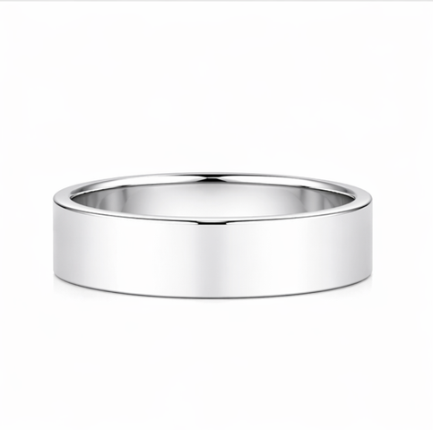 Classic Plain 925 Sterling Silver Ring