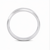 Brushed Texture Edge Band Ring in 925 Sterling Silver