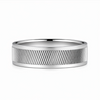 Fine Line Texture 925 Sterling Silver Ring
