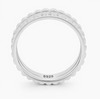 Diamond Dust Texture 925 Sterling Silver Ring