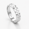 Diamond Cut Texture 925 Sterling Silver Ring