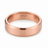 Classic Rose Gold Band Ring in 925 Sterling Silver