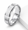 Dual Texture Groove 925 Sterling Silver Ring