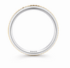 S925 Sterling Silver Matte Texture Couple Bands