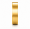 Classic Plain Gold Finish Ring 925 Sterling Silver