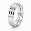 Triple Line Minimal 925 Sterling Silver Ring