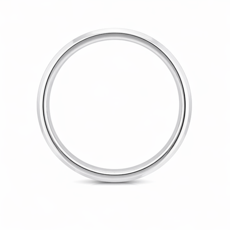 Classic Plain 925 Sterling Silver Ring