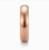 Classic Matte Rose Gold Band Ring in 925 Sterling Silver