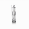 Modern Triple Edge Geometric Ring in 925 Sterling Silver