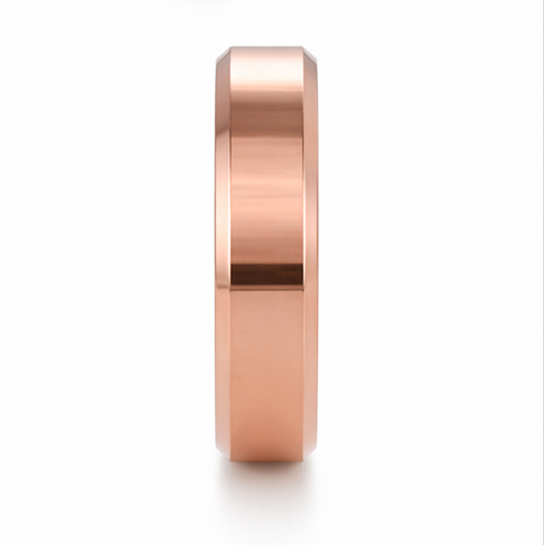 Classic Rose Gold Band Ring in 925 Sterling Silver
