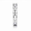 Twin Layer Faceted 925 Sterling Silver Ring