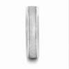 Brushed Texture Edge Band Ring in 925 Sterling Silver