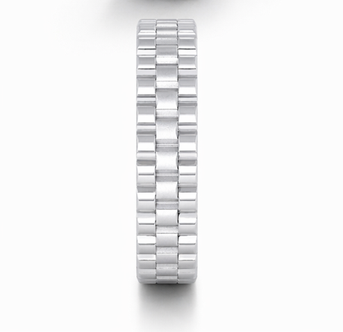 Link Pattern 925 Sterling Silver Ring