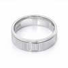 Ribbed Texture 925 Sterling Silver Ring