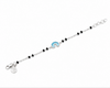 Elegant Rainbow Nazariya Bracelet for Kids in 925 Sterling Silver