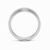 Premium S925 Sterling Silver Textured Line Couple Band
