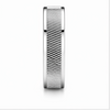 S925 Sterling Silver Ribbed Couple Bands