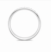 Elegant S925 Sterling Silver Sparkle Textured Couple Bands