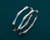 Elegant Blue Enamel Stone-Studded Bangles – 925 Sterling Silver Designer bangles Set