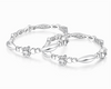 925 Sterling Silver Heart Design Bangles for Women