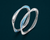 S925 Sterling Silver Ocean Wave Blue Enamel Bangles – Stone-Studded Designer Curved Bangle Set
