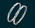 Luxury Turquoise Inlay Diamond-Studded Bangles – 925 Sterling Silver Designer bangles