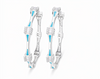 Premium Turquoise Designer Bangles – 925 Sterling Silver Diamond-Studded bangles
