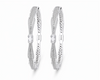 Elegant Textured Diamond-Cut Banngles