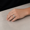 Faceted Geometric 925 Sterling Silver Ring