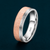 Minimalist Two-Tone Textured Ring