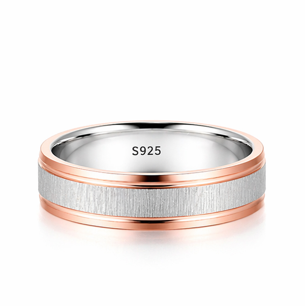 Classic Two-Tone Minimal Ring