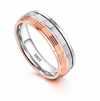 Luxury Two-Tone Faceted Ring