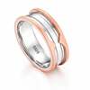 Bold Dual-Tone Designer Ring