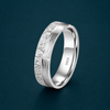 Textured Groove 925 Sterling Silver Ring