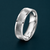 Fine Line Texture 925 Sterling Silver Ring
