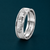 Diamond Cut Faceted 925 Sterling Silver Ring