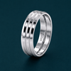 Triple Line Minimal 925 Sterling Silver Ring