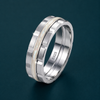 Mother of Pearl Inlay 925 Sterling Silver Ring
