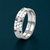 Diamond Cut Texture 925 Sterling Silver Ring