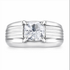 Elegant Cushion-Cut Solitaire Ring – 925 Sterling Silver