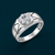 Designer Square-Cut Solitaire Ring for Men – 925 Sterling Silver S925