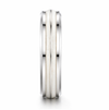 Elegant Dual Inlay Band Ring in 925 Sterling Silver