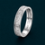 Elegant Textured Groove Band Ring in 925 Sterling Silver