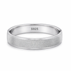 Premium Textured Matte Band Ring in 925 Sterling Silver